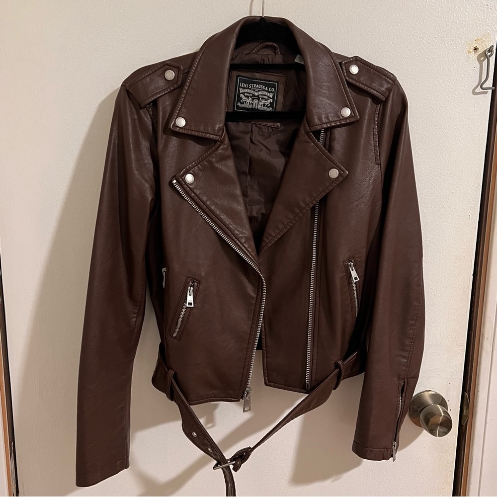 Levi's Brown Leather Jacket